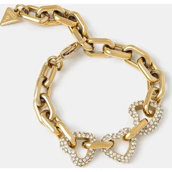 Šperk Náramek Guess BELOVED JUBB06.012JW zlatá GLD, vel. S