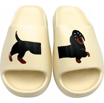 Dámské pantofle Nazouváky pro jezevčíky Dámské/Pánské Bazénové/Plážové pantofle pro jezevčíky vel. 36-37