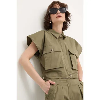 Pánská vesta Vesta Answear.LAB 120455.TWK zelená 91X, vel. M