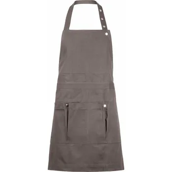 Kuchyňská zástěra The Organic Company, Kuchyňská zástěra Creative and Garden šedo-béžová - Formadore