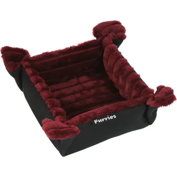 Pro hlodavce Furries pelíšek pro hlodavce Jerry 16x16 cm vínový