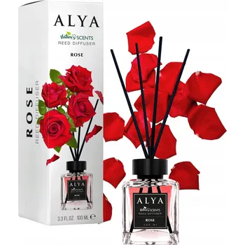 Vonná tyčinka Alya Vonné tyčinky Osvěžovač vzduchu Dekorativní Rose 100 ml