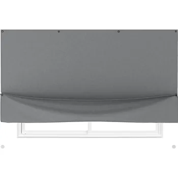 Umbra, Panelový závěs Nightfall 122 x 142 cm šedý - Formadore