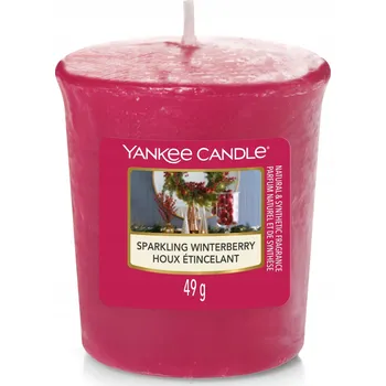 Svíčka Sójová vonná svíčka Sparkling Winterberry Yankee Candle 1 ks