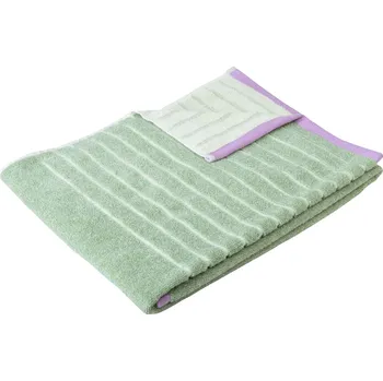Ručník Hübsch, Ručník Hübsch 50 x 100 cm zeleno-růžový - Formadore