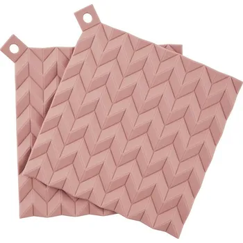 Chňapka Rig-Tig, Podložky pod hrnce Hold-on tlumená růžová 2 ks - Formadore