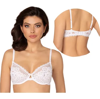 Dámské spodní prádlo RÓŻA Podprsenka Měkká SOFT BÍLÁ 80D