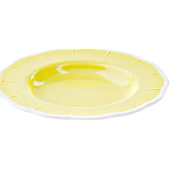 Talíř Guzzini, Hluboký talíř Flora 24 cm žlutý - Formadore