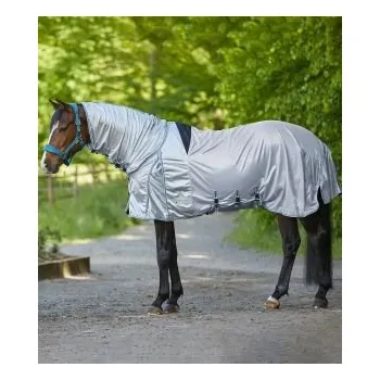Deka pro koně Síťovaná deka Eczema Protect Waldhausen Barva: šedá/petrol, Velikost: 125