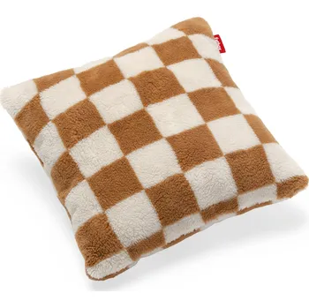 Polštář Fatboy, Dekorativní polštář Teddy Chess 50 x 50 cm béžovo-krémový - Formadore