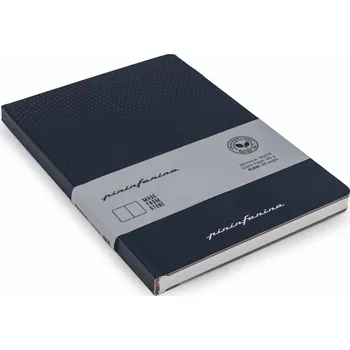 Diář Pininfarina Segno, Notes Pininfarina Hard z kamenného papíru, voděodolný, hladký, A5, 128 stran, černý - Formadore