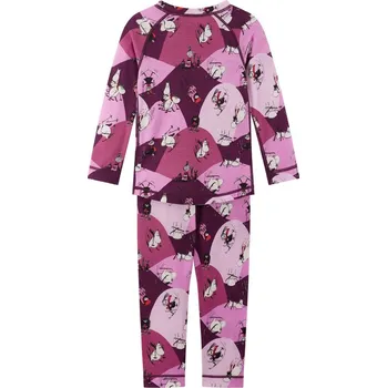 Kojenecký overall REIMA set dětského funkčního prádla Moomin Trivsam Rose Pink vel. 110 cm