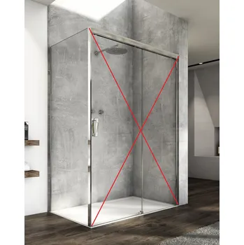 Ronal (Sanswiss) Ronal, CADURA boční stěna v 90° CAST Šířka: 90 cm + doprava zdarma + při platbě převodem sleva