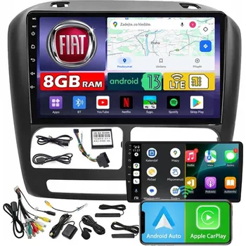 Auto Hi-Fi Autorádio NCS ZQ9 Fiat Doblo II 2009-2015 Android Navigace 8GB LTE