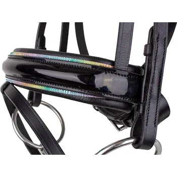 Kentaur kožená uzdečka duhová Pony/SH Velikost: PONNY