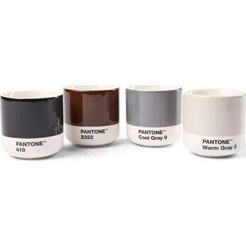 Copenhagen Design, Hrnky Pantone 100 ml zemitá barva 4 ks - Formadore