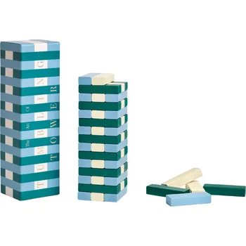 Diář Printworks, Strategická hra Play N Yenga, modro-zelená - Formadore