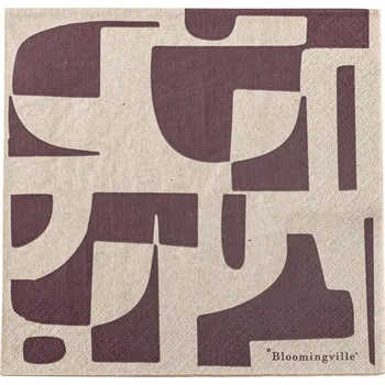 Papírový ubrousek Bloomingville, Papírové ubrousky Olica 33 x 33 cm 20 ks - Formadore