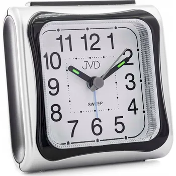 Budík BUDÍK JVD SRP962.9 STŘÍBRNÝ, ALARM, PODSVÍCENÍ NEOBRITE