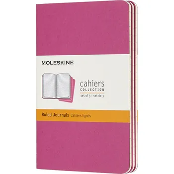 Diář Moleskine, Linkované sešity Moleskine Cahier Journals P růžové 3 ks - Formadore
