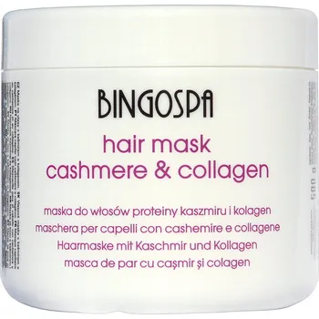 Vlasová regenerace BINGOSPA 500 g Maska na vlasy s kašmírovými proteiny a kolagenem