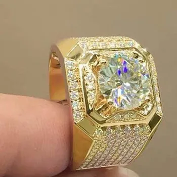 Prsten Pánský prstýnek D2647 zlatá 9