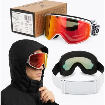 Lyžařské brýle ATTABO Kinik bílé OS