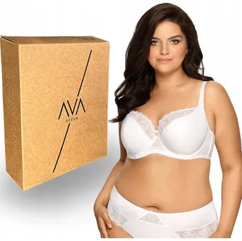 Podprsenka Ava podprsenka nevyztužená bílá velikost 100F