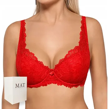Podprsenka PODPRSENKA CARMELA 65F ČERVENÁ MAT