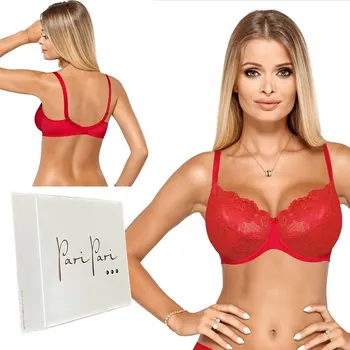 Podprsenka Měkká podprsenka Cleo II Paripari červená 85E