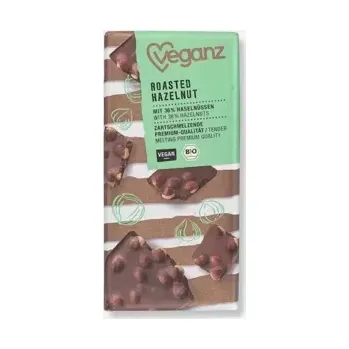 Cukrovinka Čokoláda s praženými lískovými ořechy BIO