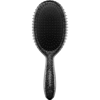 Framar Kartáč Framar Detangle Black Glitter černý třpytivý