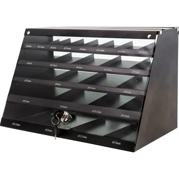 MILWAUKEE Kovová skříňka s válcovými vrtáky HSS-R - 345 ks 4932352674