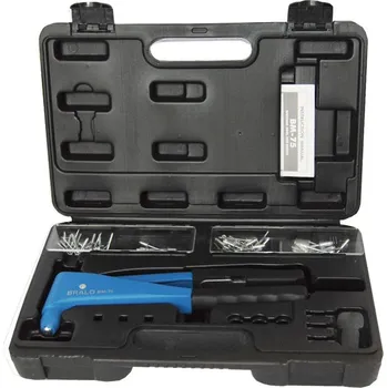 Kleště Bralo BM-75 nýtovací kleště 2,4-5,0mm s nýty v kufru