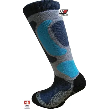 Dětské podkolenky THERMO s vlnou MERINO 27-30 Mix barev