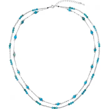 Náhrdelník Stříbrný náhrdelník s apatity 12183.3