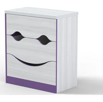 Ložnice BRADOP Komoda úsměv CASPER C104 Barevné provedení: CEF - creme fialová