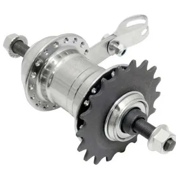 Zapletené kolo 20" zadní kolo Remerx RMX 406mm, torpédo - Sříbrná, 406mm/ 36děr