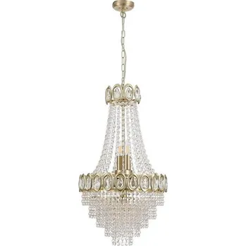 Searchlight 1611-6SB - Lustr na řetězu LOUIS PHILLIPE 6xE14/60W/230V