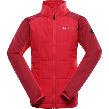 Chlapecká mikina Alpine Pro JORWO RŮŽOVÁ DĚTSKÁ MIKINA S MERINO VÝPLNÍ 104-110