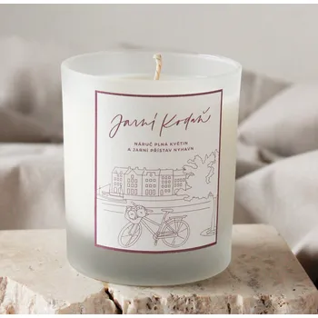 Svíčka Bella Rose Ručně litá sójová svíčka Jarní Kodaň 220 g