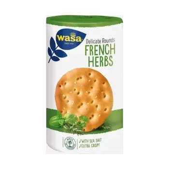 Trvanlivě pečivo Delicate Rounds francouzské bylinky 205 g