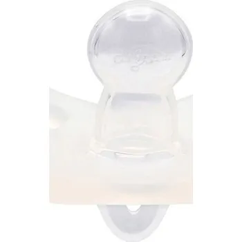 dudlíky CANPOL BABIES silikonový dudlík symetrický 6-12m 1ks Bílá