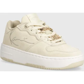 Pánské tenisky Semišové sneakers boty Karl Kani 89 Logo PRM 1184043 béžová 12X, EUR 40.5