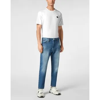 Pánské džíny PHILIPP PLEIN Jeansy 22877 Modrá Slim Fit 36
