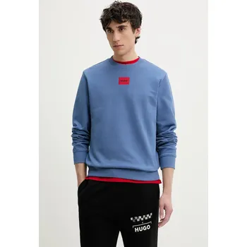 Pánská mikina Bavlněná mikina HUGO Diragol212 50447964 modrá 95X, vel. M
