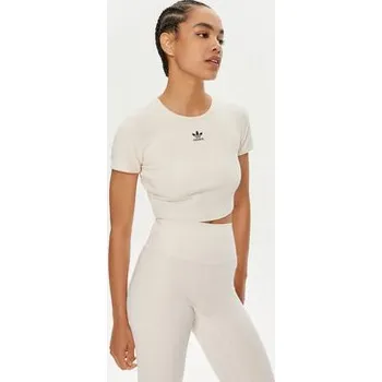 Pánské tričko adidas T-Shirt Essentials IJ7804 Béžová Slim Fit L