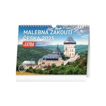 Kalendář Stolní kalendář Malebná zákoutí Česka 2025 s extra velkým kalendáriem
