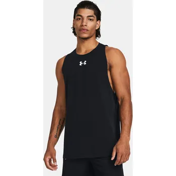 Pánské tílko Pánské tílko Under Armour UA BASELINE COTTON TANK 1361901-005 Černá XXL