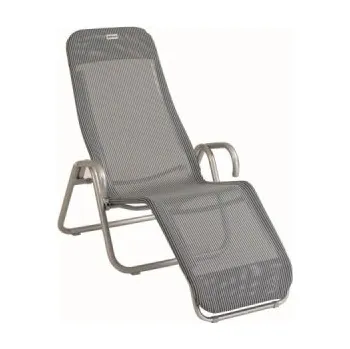 Zahradní lehátko Zahradní lehátko Calypso, skládací, max. nosnost 110 kg, 137 x 75 x 107 cm - B ACAMP